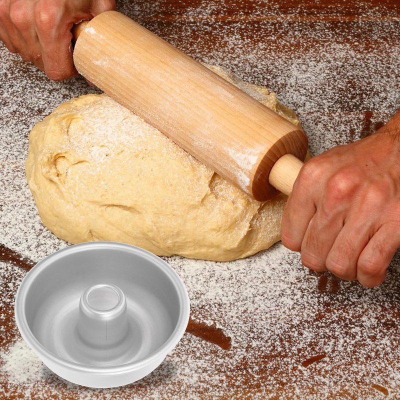 CHILDWEET Molde de Rosca para Hornear Aleación de Aluminio Resistente