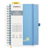 POPRUN Spiral Bullet Lined Journal Notebook, [A5 Size] - 120
