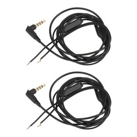 2Pcs Earphone Repair Cable Oxygen Free Copper 3.5mm Lossless 1.2m Headphone Sound Wire Replacement with Mic for DIY
