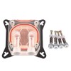GPU Water Block Water Cooling Cooler Base, Copper POM Metal