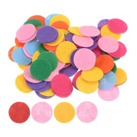 sourcing map Round Felt Circles 20 mm 3/4 Inch Craft Felt Pads Non-Woven Fabric Assorted Colours Pack of 300