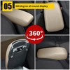 AOMSAZTO Armrest Covers for 2013-2018 Toyota RAV4 Beige
