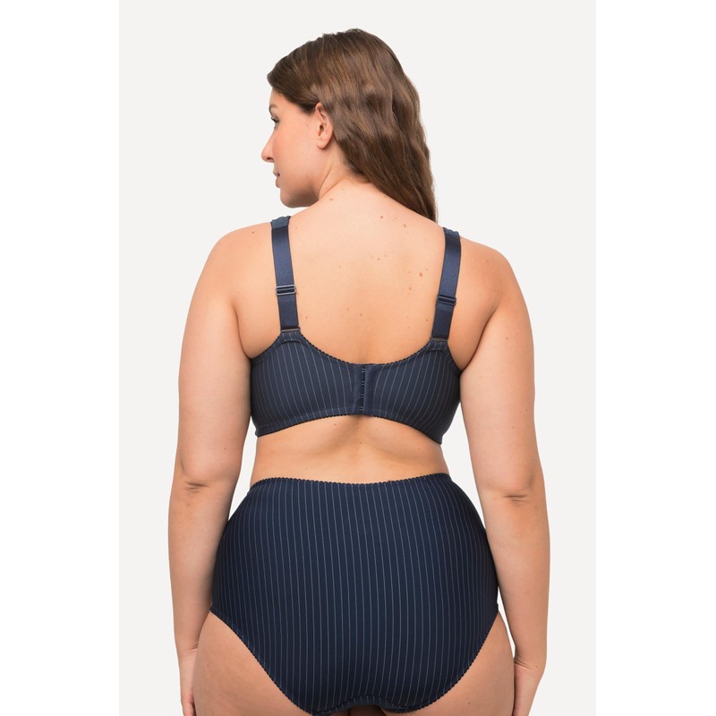 Ulla Popken Ladies’ Relief Bra, Non-Wired, Rhinestone Pendant, C–G Cup