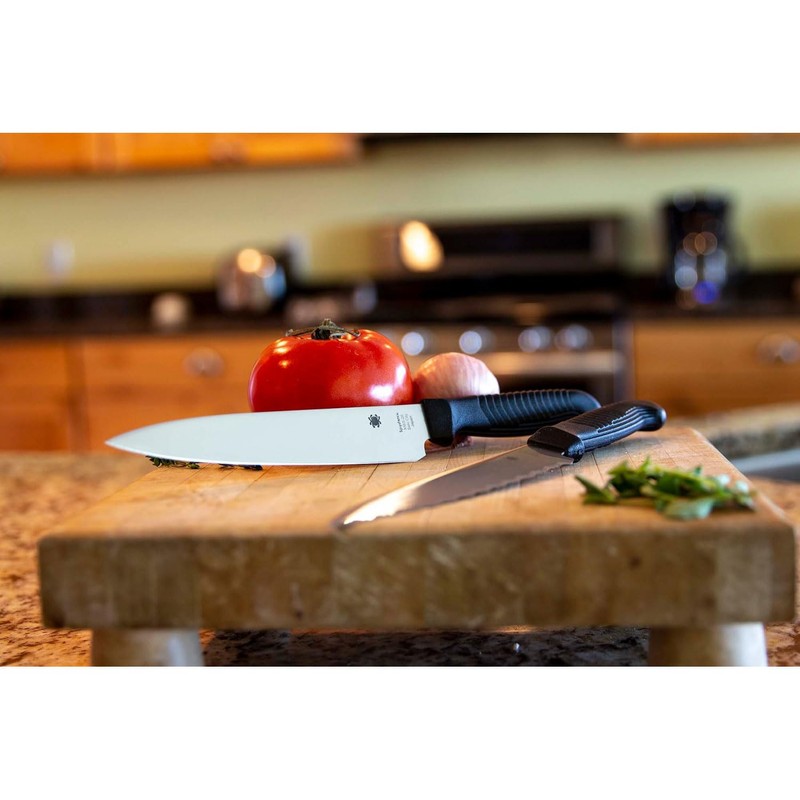 Spyderco Lightweight Kitchen Utility Knife with 6.5" MBS-26 Stainless Steel