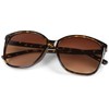 styleBREAKER Women Sunglasses oversize with oval polycarbonate lenses and plastic
