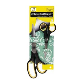 2 Pack Scissors Multi Purpose School, Home, Office Stainless Steel Multipurpose 8" & 5.5"