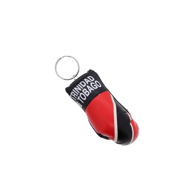 Triniad & Tobago flag small boxing glove keychain