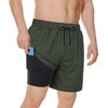 Mens Swim Shorts Quick Dry Bathing Suits Swim Trunks with
