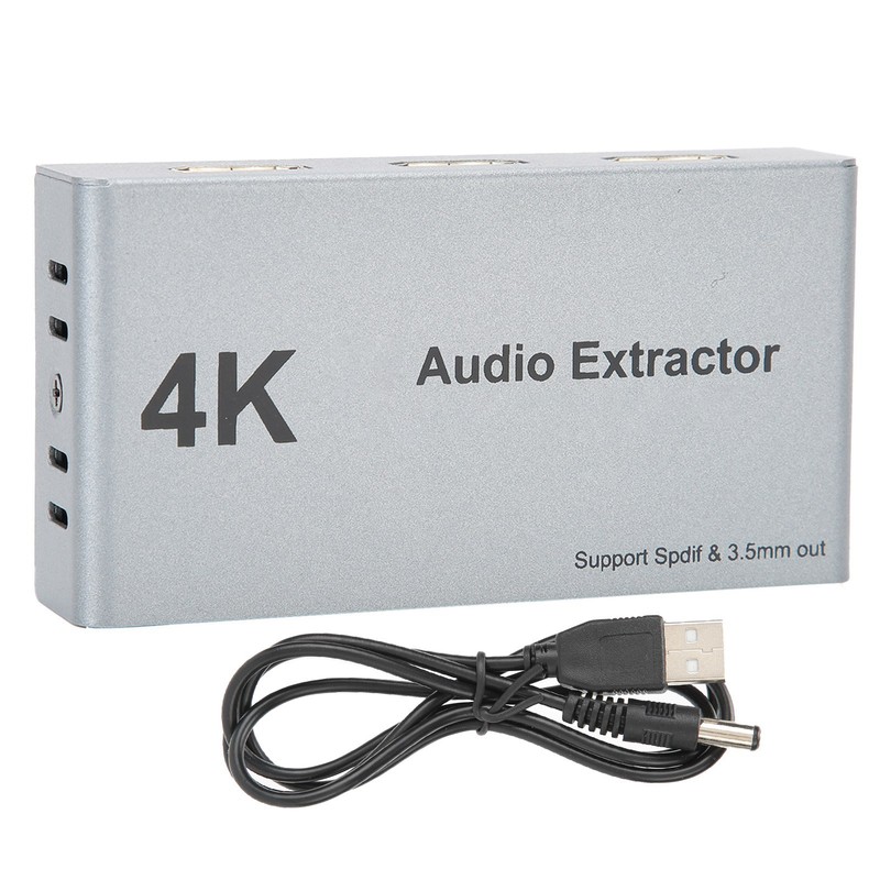 HDMI Audio Extractor Distributor 2 in 1 out 4k 30hz