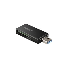 BUFFALO USB 3.0 Micro SD/SD Card Reader Black BSCR27U3BK