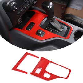 PIUGILH for Ranger ABS Gear Panel Trim Shift Boots Cover for Ford Ranger 2015 2016 2017 2018 2019 2020 2021 2022