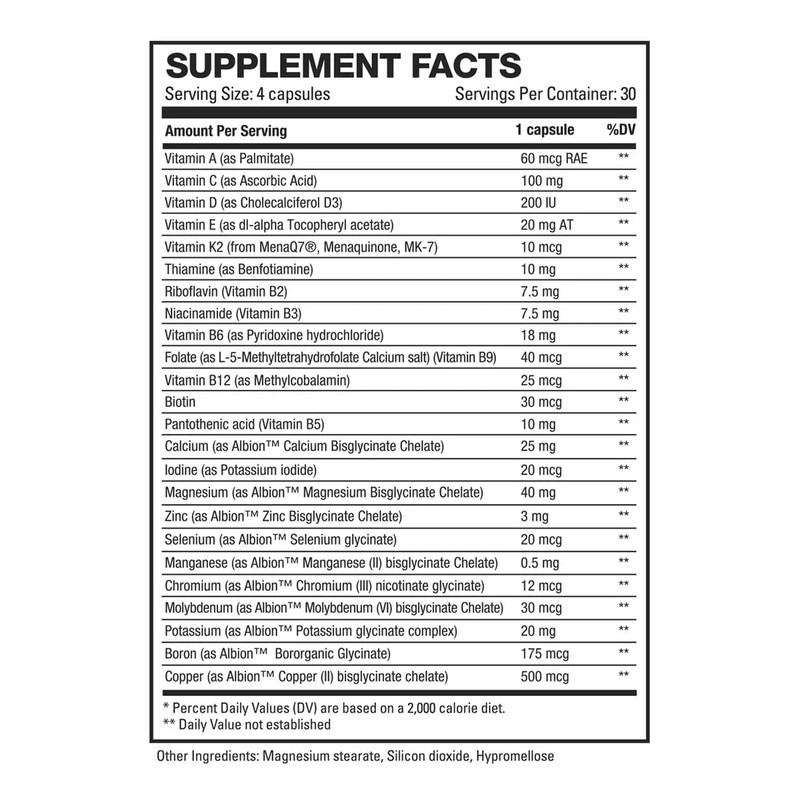 HD MUSCLE HD MUSCLE MultiHD Multivitamin Capsules | High Dose