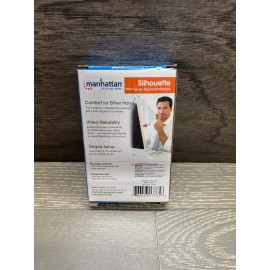 Any Manhattan Silhouette Optical USB Mouse Black New 177658 PC MAC Compatible