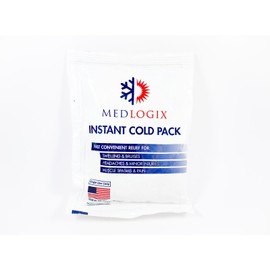Medlogix 50 Packs Medlogix Instant Cold Packs (5"x7") for Injuries - Made in USA