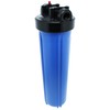 20" Neo-Pure Black/Blue Filter Housing Blue Sump/Black Cap with Pressure