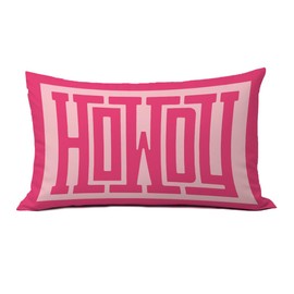 uinwk Howdy Pillow Cover 12x20, Western Southwestern Throw Pillows Cover for Cowgirl Cowboy Room Bedroom College Dorm Decor, Western Decor for Home （Colorful-1）