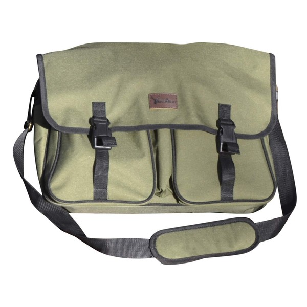 Arcadian XL Dog Game Bag Extra Large Size, Durable, Waterproof, Multiple Pockets, Multi Use Fly Fishing Bag. Ideal Game Carrier or Fishing Tackle Bag. XL Green.