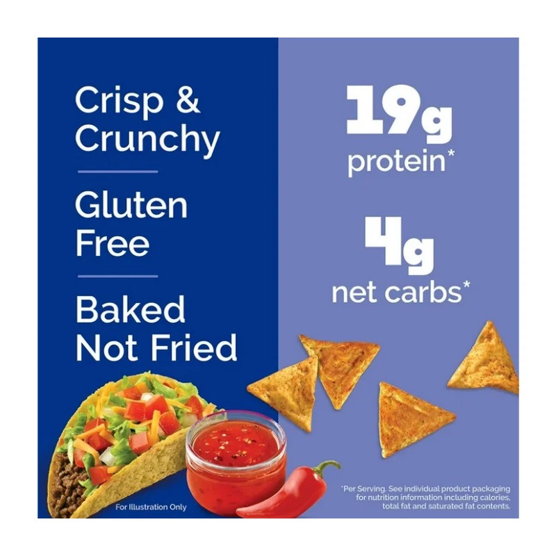 Quest Tortilla Protein Chips Variety 14ct - 19g Protein, Low