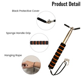 Extendable Safety Tester Pole – Manual Stainless Steel Rod for Reaching Smoke Alarm Buttons and Exit Signs, 1 Pack – Easily Access High Areas Without a Ladder for Safer Inspections