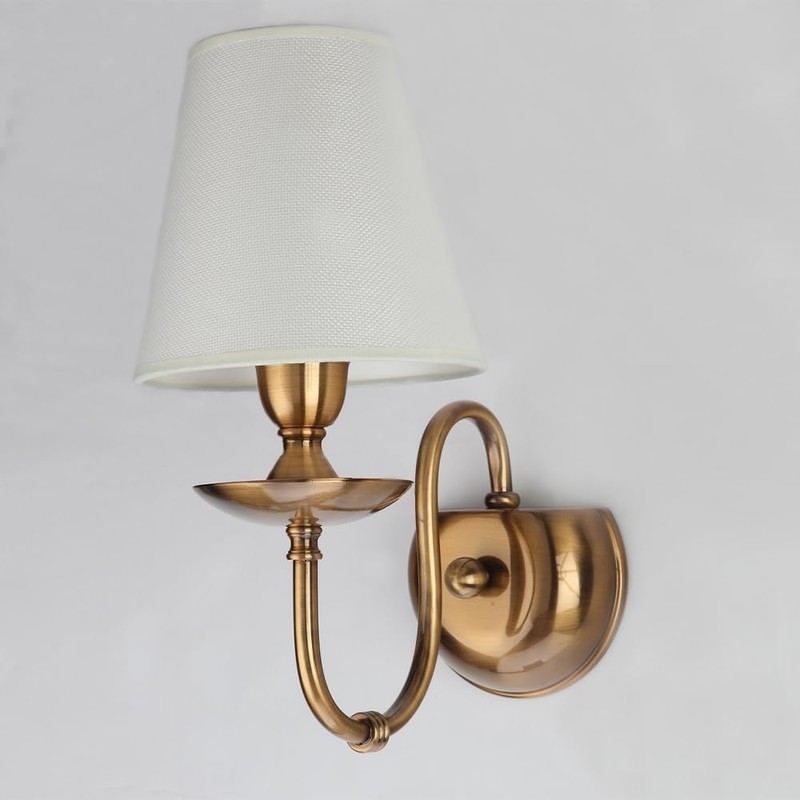 Aiwen Bedroom Wall Lamps Polished Solid Brass Finish Wall Lights