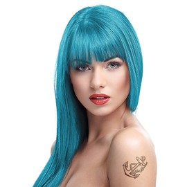 Crazy Color Semi-Permanent Hair Dye (Blue Jade)