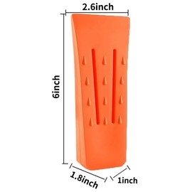 katmerio Pack of 3 Chainsaw Felling Wedge for Safe Fall, 6 Inch Felling Wedge, Plastic Wood Splitting Tree Cutting Wedge for Wood, Forestry Accessories, Forest, Accessory Tool for Lumberjacks