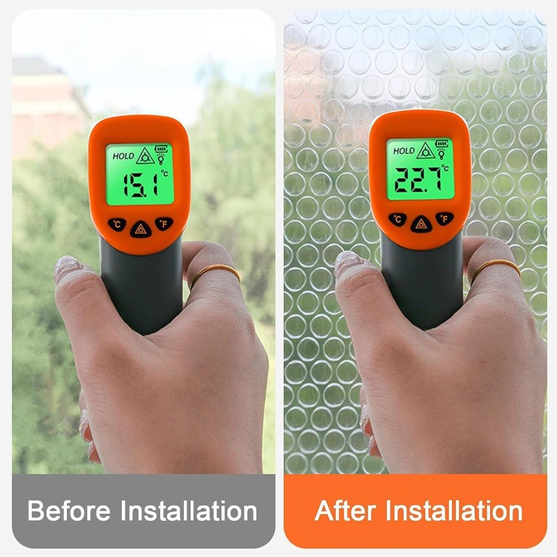 Weatherproofing Window Insulation Kit,Window Insulation Film for Winter,Window Thermal Cover
