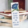 ORIGACH 6 Set Cross Stitch Bookmark Kit for Beginner Flower