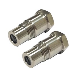 MAX COOL 2PCS Oxygen O2 Sensor Spacer Adapters Catalytic Converter Fix Check Engine Light Adapter Accessories M18*1.5