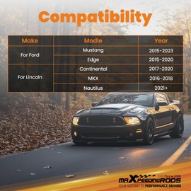 maXpeedingrods -3° to +3° Adjustable Rear Camber Arm for Ford Mustang 2015-2020, Ford Edge 2015-2020, Lincoln Continental 2017-2020, Lincoln MKX 2016-2018, Lincoln Nautilus 2021+