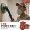 70 PCS 9 Inch Sanding Disc Hoop and Loop Sanding