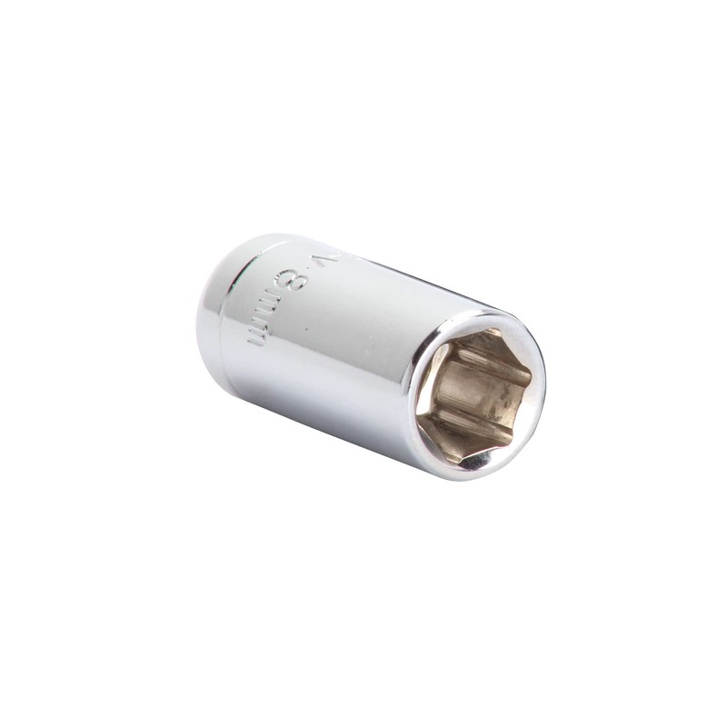 MIKEL'S DC-0825 Dado Corto 8mm 6 Puntos Cuadro 1/4''