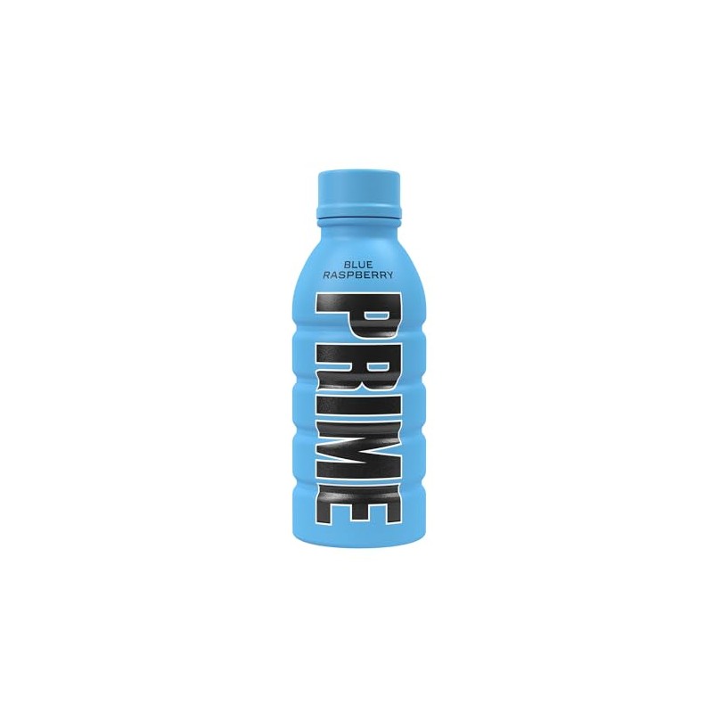 PRIME HYDRATION Insulated Metal Water Bottle 16.9oz Blue Raspberry Design