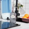 Bathroom & Kitchen Glass Hand and Dish Soap Dispenser with