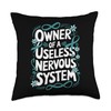 Postural Tachycardia Syndrome POTS Awareness Throw Pillow