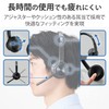 Elecom LBT-HSOH20BK Wireless Headset, Bluetooth / Wired, Noise Reduction Function,