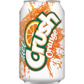 Diet Crush Orange Soda, 12 Fl Oz Cans (Pack of 12, Total of 144 Fl Oz)