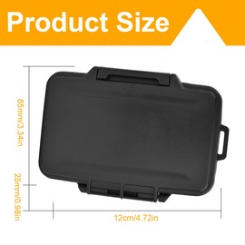 SD Card Box, Memory Card Case, Waterproof Protective Case for 8 SD and 8 TF Cards, SD Card Case, Carry Case, SD Card Case Box for Micro SD SDXC SDHC SD SDXC