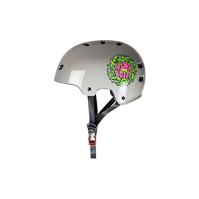 BULLET X Slime Balls Helmet with Slime Logo Grey Size