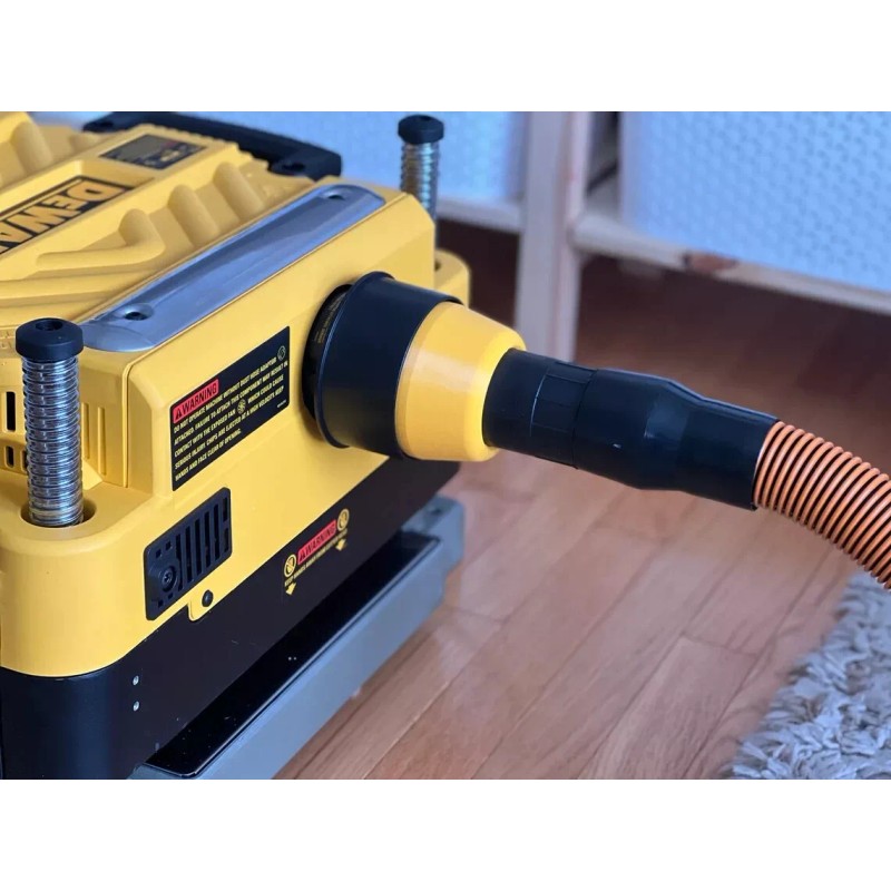 ToolCurve DeWalt DW735 Planer to 2 1/2" Vacuum Hose Adapter