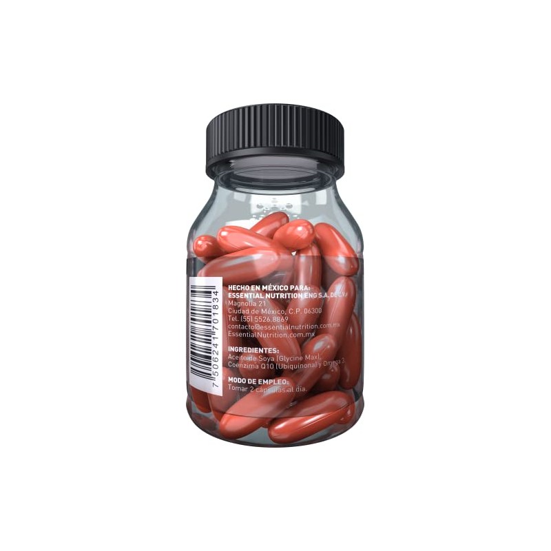 Essential Nutrition Q10 y Omega 3 45 cápsulas de 1000