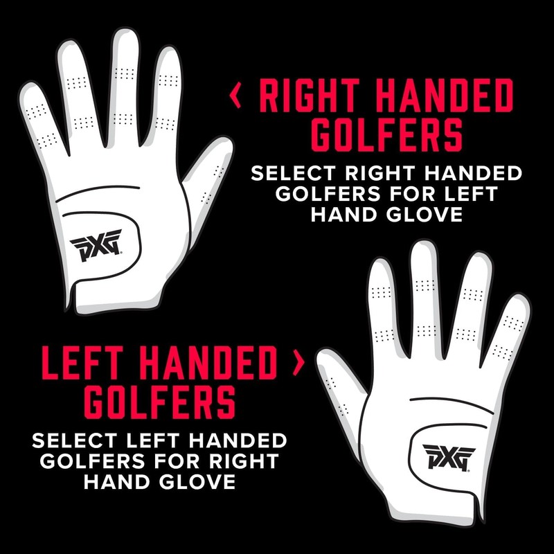 PXG Women's LH Players Glove Golf Glove Right Hand G4-652021019RHMW-WHT