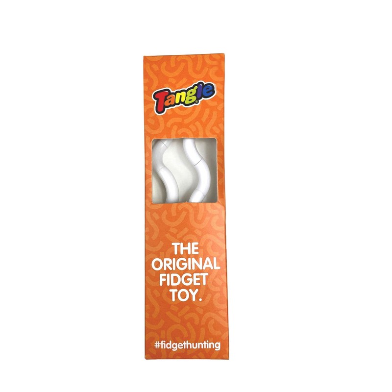 Tangle Jr. Solid White - Genuine Fidget - Fidget Toy