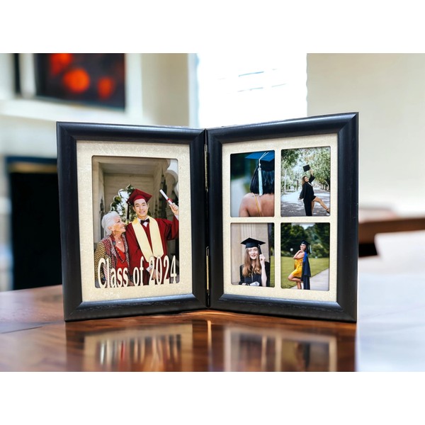 Double Hinged 5x7 Graduation Frame, Class of 2025 (or Any