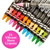 Crayola Neon Crayons, Back To School Supplies, 24 Count