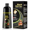 KAISASA Champú para teñir el cabello negro 3 en 1