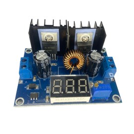 XL4016 DC-DC Buck Converter, 5V/12V/15V/24V Adjustable, 4-38V to 1.25-36V 8A High Power with Display, Step-Down Module for DIY/Automation