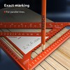 Presch Carpenters Square 300mm | Innovative wipeable note surface |