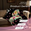 YOOMOOR Flannel Blanket Gift for Girl 'Just a Girl' Romantic