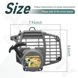 YAQINGMY 312347001 Pull Starter Compatible with Ryobi RY25AXB Gas Jet Fan Blowers